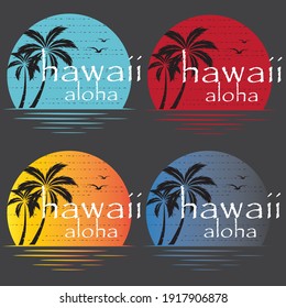 Logo-Design von Hawaii Aloha T-Shirt