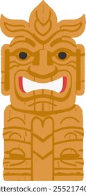 Hawaii Ceremonial Mask Totem Wood