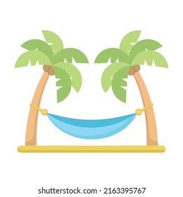 hawaii hammock icon design template vector illustration