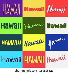 Hawaii Heading Set