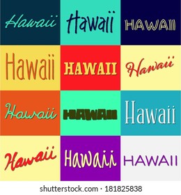 Hawaii Heading Set