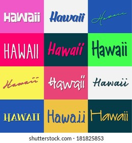 Hawaii Heading Set
