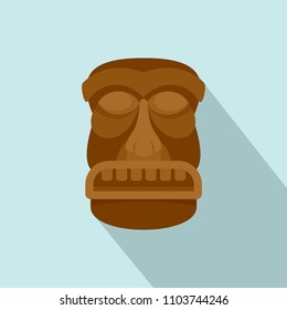 Hawaii idol icon. Flat illustration of hawaii idol vector icon for web design