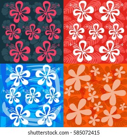 hawaii illustration vector template