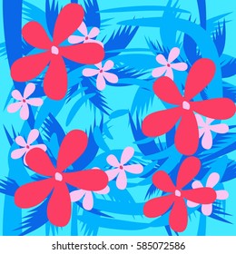 hawaii illustration vector template