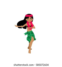 hawaii illustration vector template