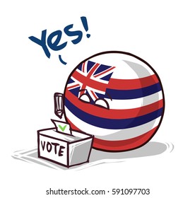 Hawaii island ball voting yes