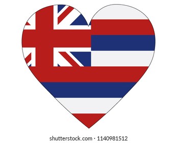 Hawaii Love Flag