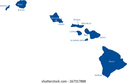 Hawaii map