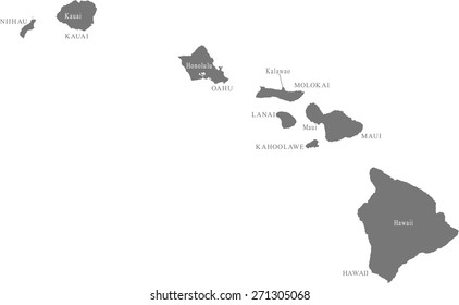 Hawaii map