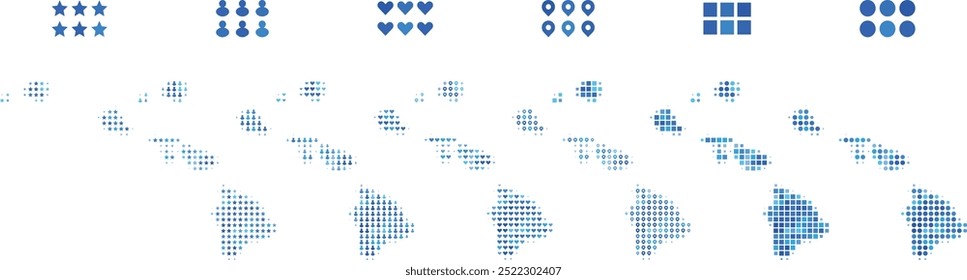 Hawaii 
Map made from different icons