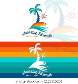 Hawaii palm logo 