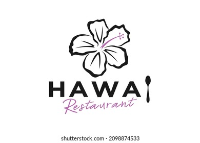 Hawaii Restaurant Logo design inspiration