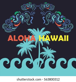 Hawaii theme poster
