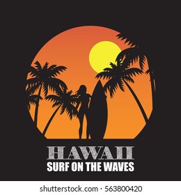 Hawaii theme poster