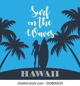 Hawaii theme poster