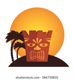 hawaii totem culture icon