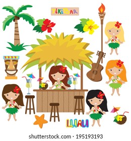 Hawaii vector illustration