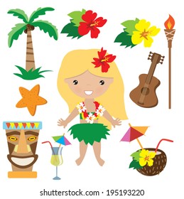 Hawaii vector illustration