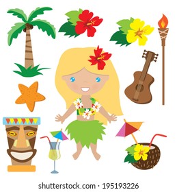 Hawaii vector illustration