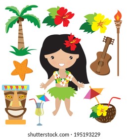 Hawaii vector illustration