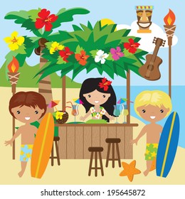 Hawaii vector illustration