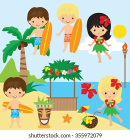 Hawaii vector illustration