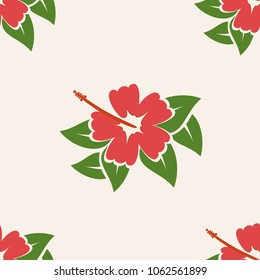 Hawaiian Aloha Shirt Seamless Background Pattern