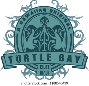 Hawaiian bay turtle