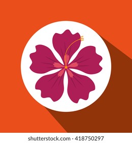hawaiian flower design 