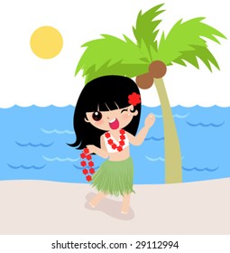 Hawaiian girl