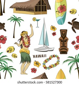 Hawaiian, Hawaii Set pattern