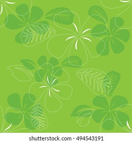 Hawaiian seamless pattern