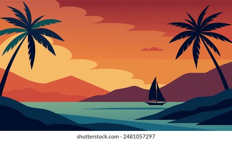 Hawaiian Seamless Pattern Background for Vibrant Design