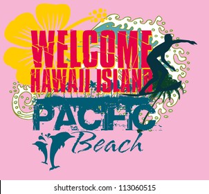 Hawaiian surfer