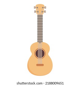 Hawaiian ukulele icon cartoon vector. Guitar hawaii. Ukulele acoustic