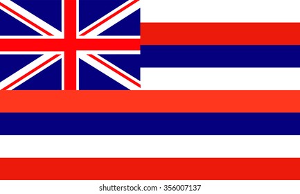 Hawaiian (USA) Flag