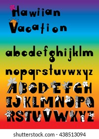 Hawaiian Vacation Typeface