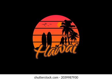 Hawaii,t-shirt merchandise silhouette mockup typography [Converted]