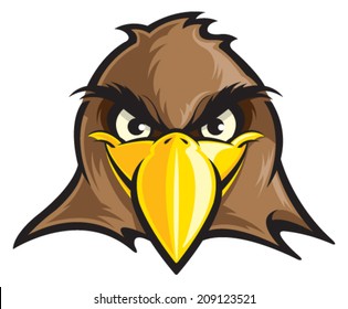 Cartoon Hawk Illustration - Download Illustration 2020