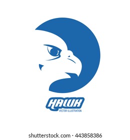 Hawk animal icon. Bird design. Vector graphic