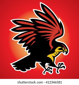 Hawk Bird Mascot