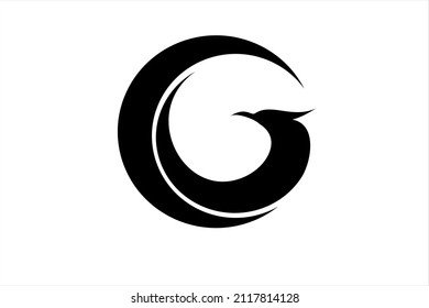 Hawk. Eagle logo. Company logo with black eagle symbol on white background vector illustration 