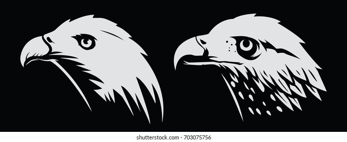 Hawk Eagles Icon Logo Birds