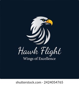 Hawk Flight  Eagle vector logo