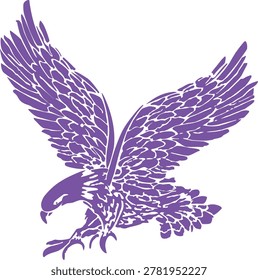 Hawk Flying vector file Illustration