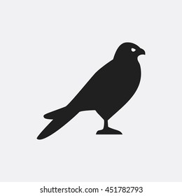Hawk icon illustration isolated vector sign symbol