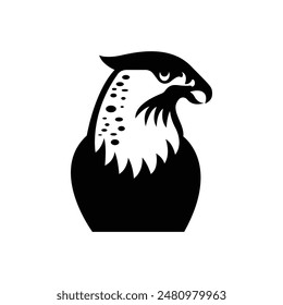 Hawk icon or logo design isolated sign symbol vector illustration. A collection of high quality black line style vector icons suitable for designers, web developers, displays and websites