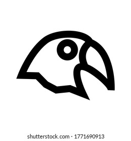 icono de hawk o logotipo símbolo de señas aislado ilustración vectorial - iconos vectoriales de estilo negro de alta calidad
