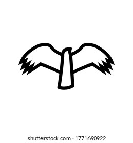 hawk icon or logo isolated sign symbol vector illustration - high quality black style vector icons
